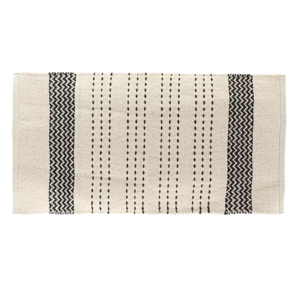 Tapis de bain coton (45 x 90 cm) Saint Leu Noir
