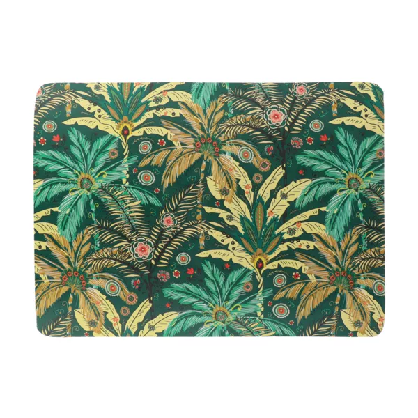 Natuurrubber antislip badmat (45 x 60 cm) Droom van elders Groen