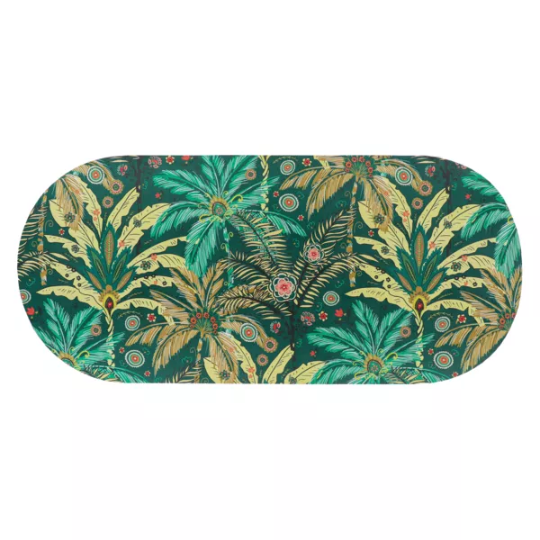 Tapis de bain caoutchouc naturel antidérapant (45 x 100 cm) Rêve d'ailleurs Vert