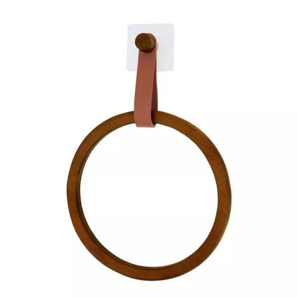 Porte serviette adhésif arrondi (D21 cm) Season Color Ambre