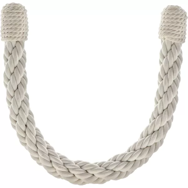 Abrazadera de cortina magn�tica Contis Blanca