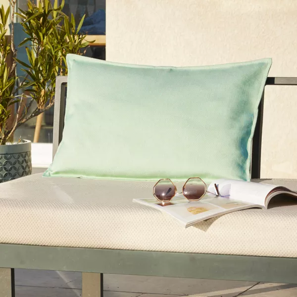 Housse de coussin extrieur rectangulaire (40 x 60 cm) Naia Vert carabes