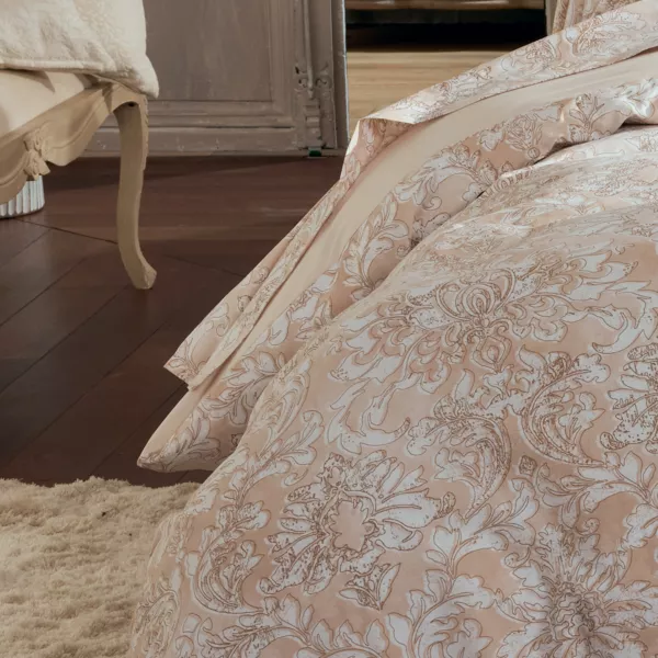 Fladt lagen i bomuldspercale (280 x 325 cm) Palazzo Beige