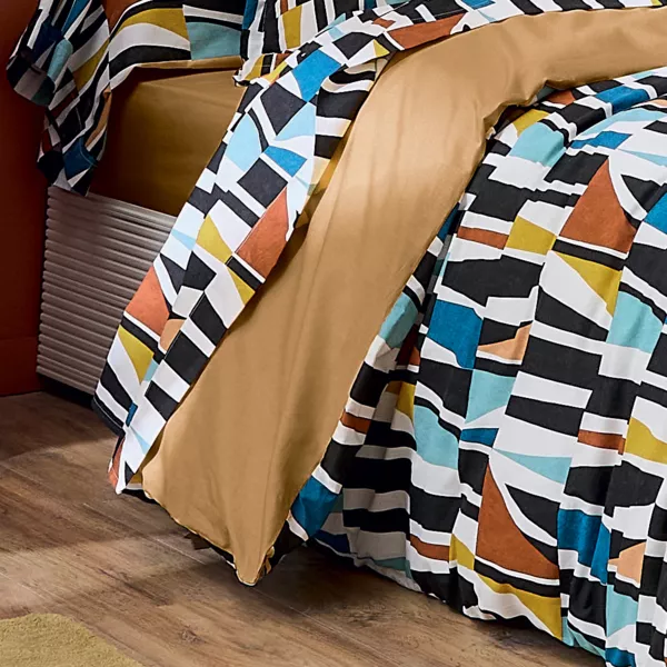 Sábana encimera algodón (280 x 310 cm) Pietro Multicolor