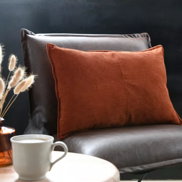 Rektangulr velourpude (40 x 60 cm) Dandy Terracotta