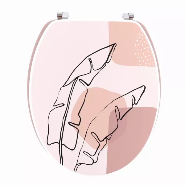 WC-Sitz 18 Zoll MDF Pluma Rosa