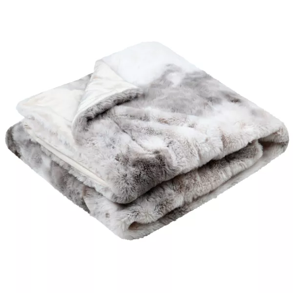 Plaid fausse fourrure (180 x 220 cm) Harald Beige