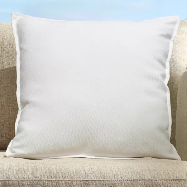 Coussin extrieur carr (45 x 45 cm) Bora Blanc