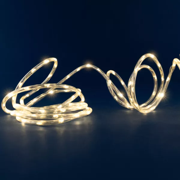 Tubo luminoso 250 micro LED (7,5 m) Ultra brillante Bianco caldo