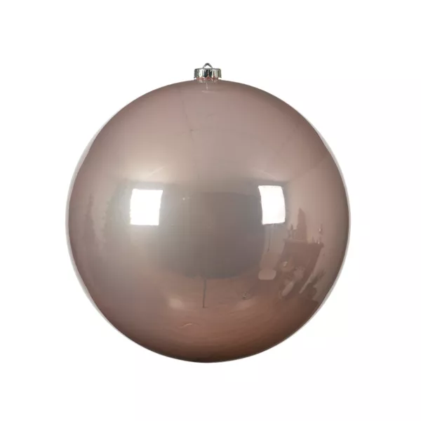 Boule de Noël (D140 mm) Alpine Rose poudré
