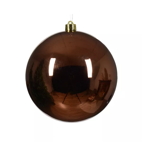 Bola de Navidad (D140 mm) Alpine Café castaño