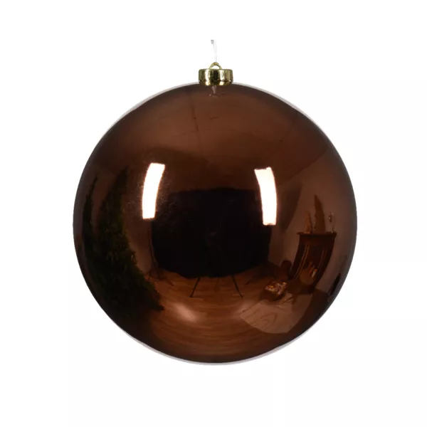 Boule de Noël (D200 mm) Alpine Brun café
