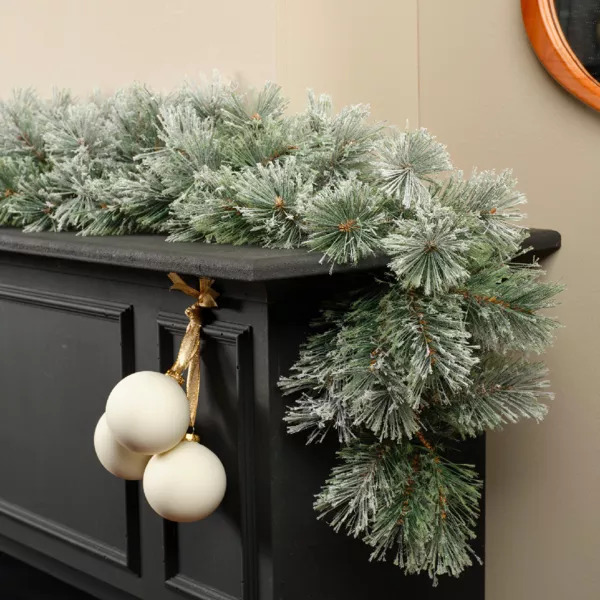 Guirlande de sapin (270 - D25 cm) Bromley Vert enneigé