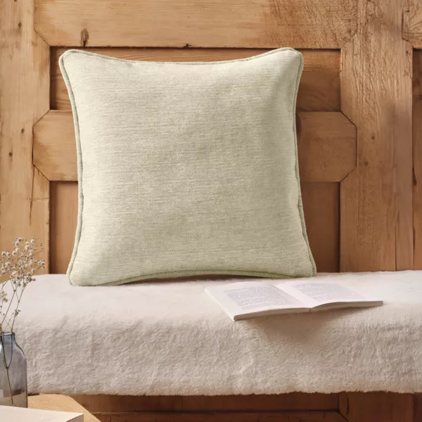 Coussin carré tissé (45 x 45 cm) Magnus Beige