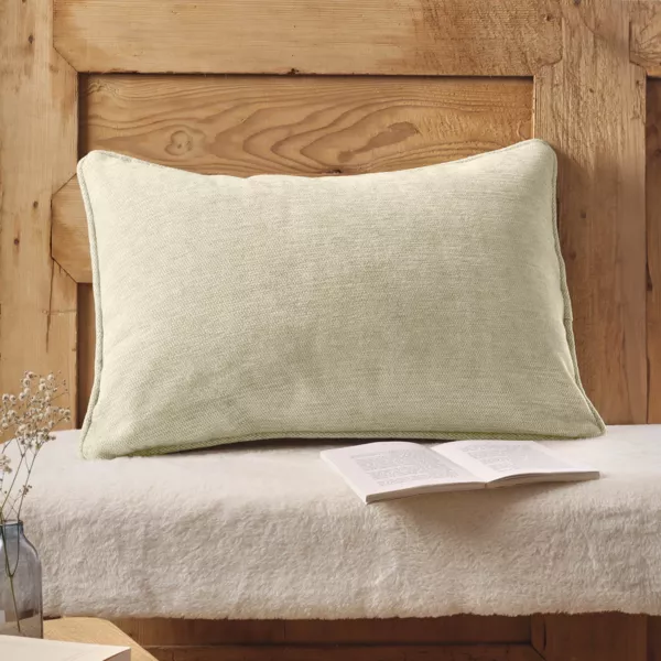 Rektangulær vævet pude (40 x 60 cm) Magnus Beige