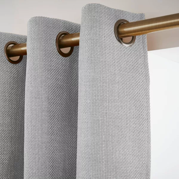 Halbverdunkelnder Thermovorhang Alba Grau (280 x 240 cm)