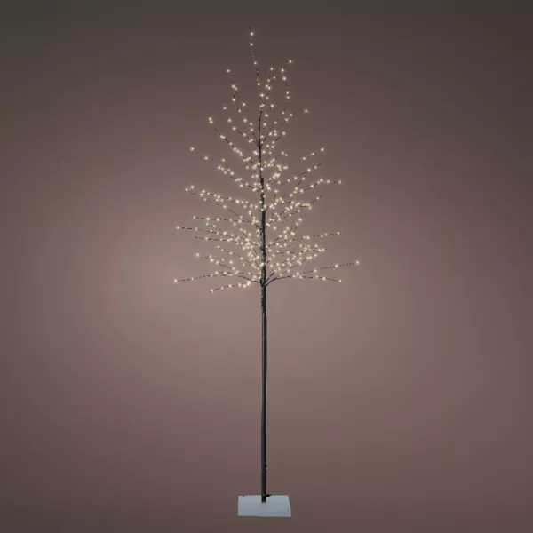 Arbre lumineux 360 LED (H180 cm) Bouleau d'hiver Blanc chaud
