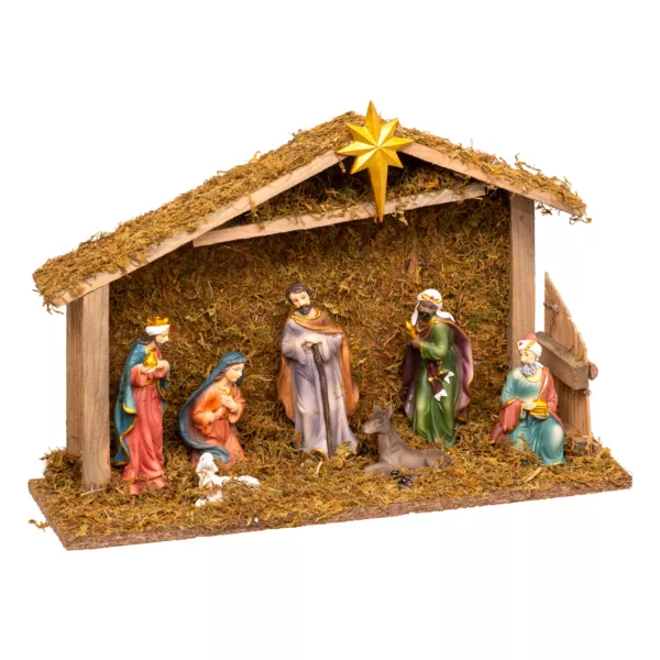 Crèche de Noël complète (H35 cm) Saint-Basile