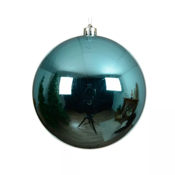Boule de Noël (D140 mm) Alpine Bleu pétillant
