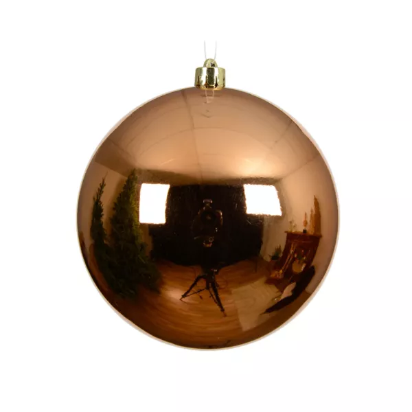 Boule de Noël (D140 mm) Alpine Cognac