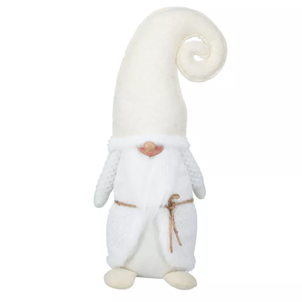 Kerstelf (H51 cm) Mister Croquineige Wit
