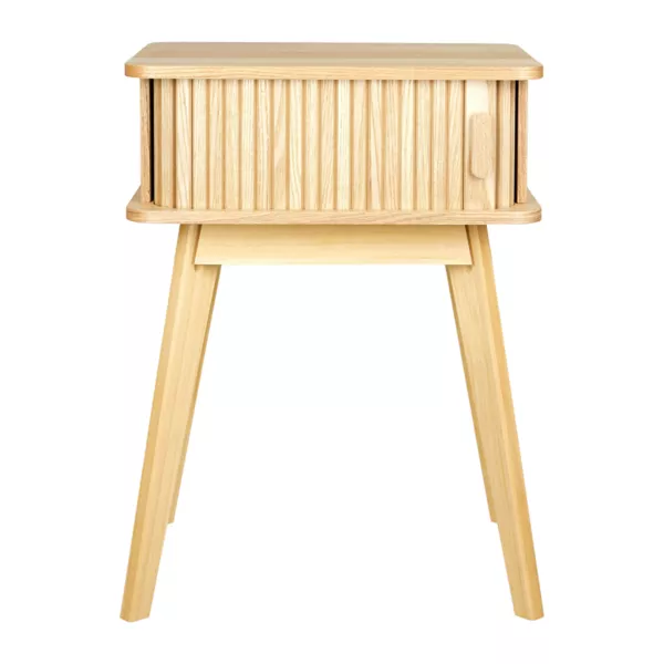 Table de chevet bois (H54 cm) Tim Beige