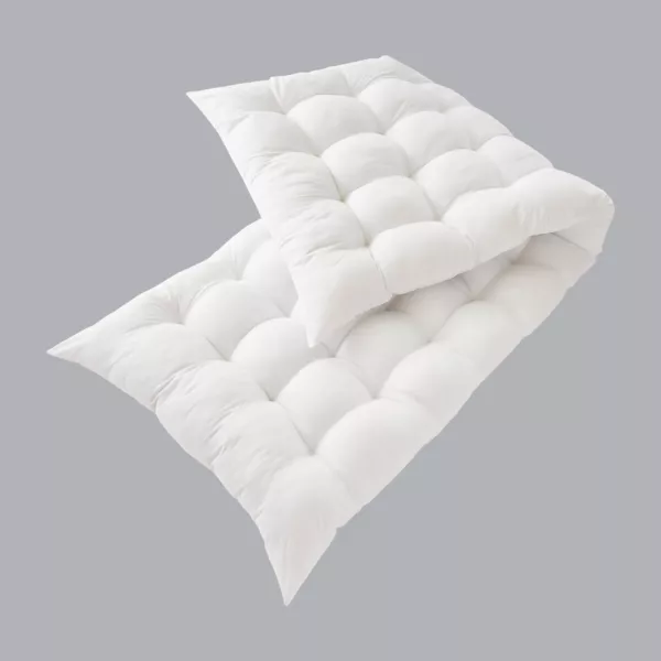 Microfiber zonnebad vullingskussen (70 x 190 cm) Aéris Wit