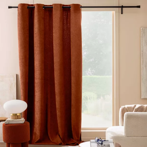 Cortina de bucle (140 x 260 cm) Winona Terracotta