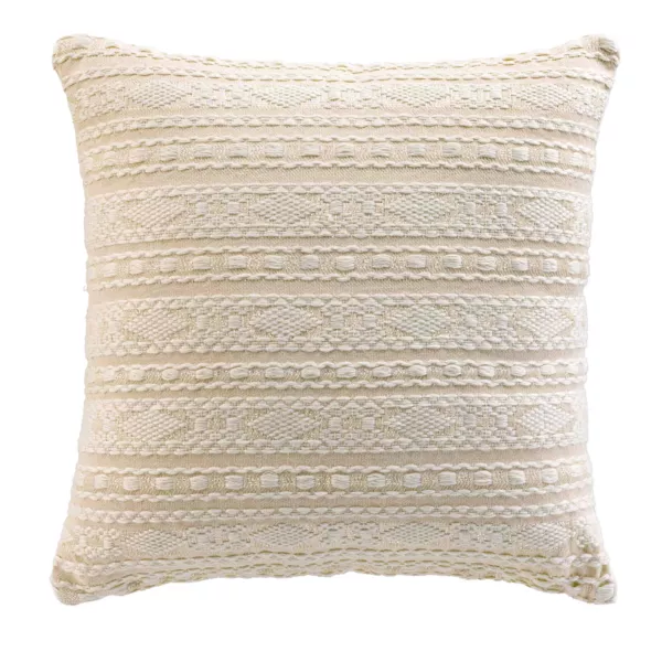 Polycotton Quadratische Kissenhlle (40 x 40 cm) Ilies Cremewei