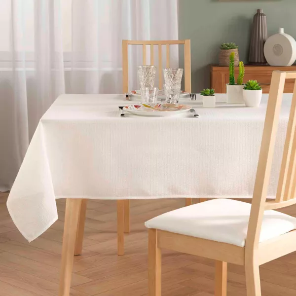 Tovaglia rettangolare (150 x 250 cm) Stella Bianca