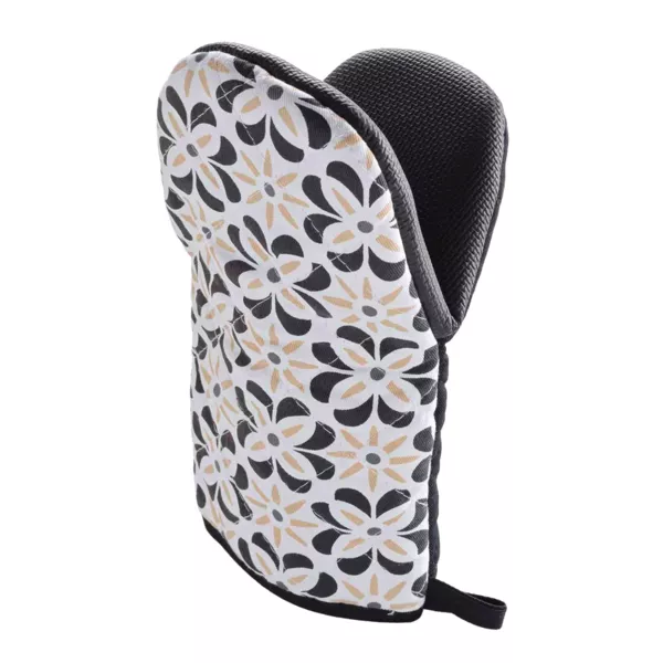 Gant de cuisine coton (24.5 x 14.5 cm) Solaris Noir