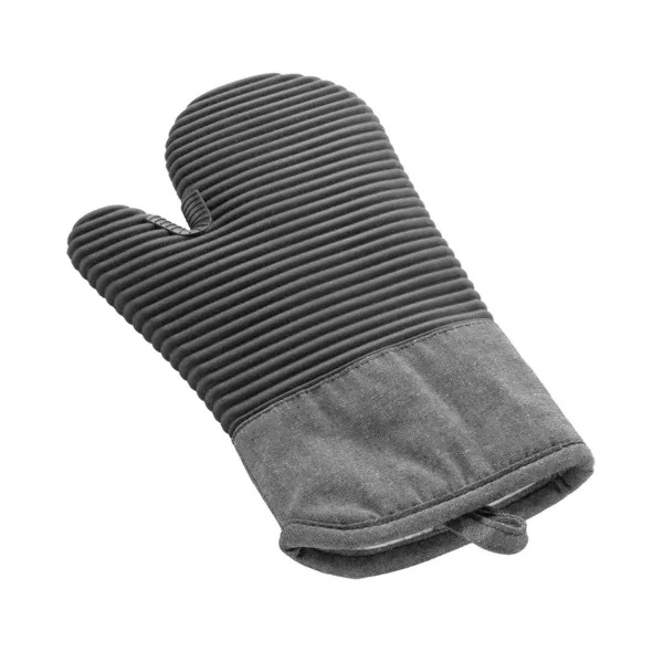 Gant de cuisine ambidextre coton (30x18 cm) Adam Gris anthracite