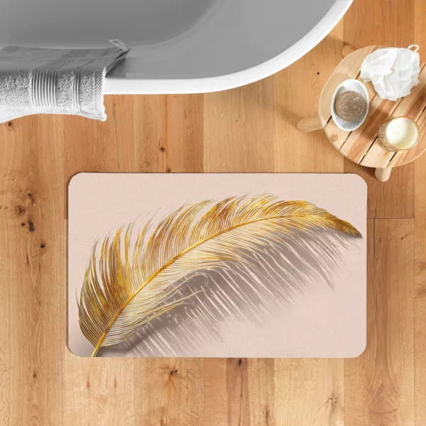 Ultra-saugfhiger Badteppich (120 x 50 cm) Angelica Cremewei