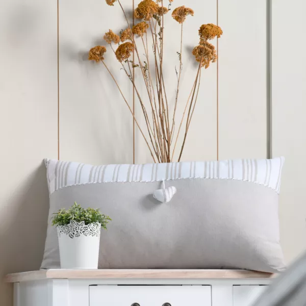 Cojín rectangular de algodón (35 x 60 cm) Josephine Marfil