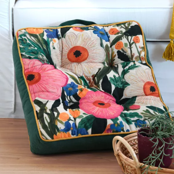 Coussin de sol coton (45 x 45 cm) Betty Multicolore