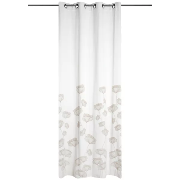 Cortina de algodón (140 x 260 cm) Oriana Marfil