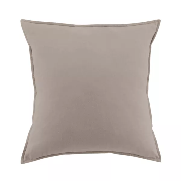 Katoenen flanellen vierkante kussensloop (63 x 63 cm) Nina Ficelle