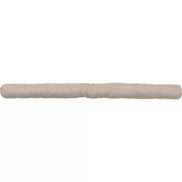 Coussin bas de porte simple jute (80 cm) Clément Beige