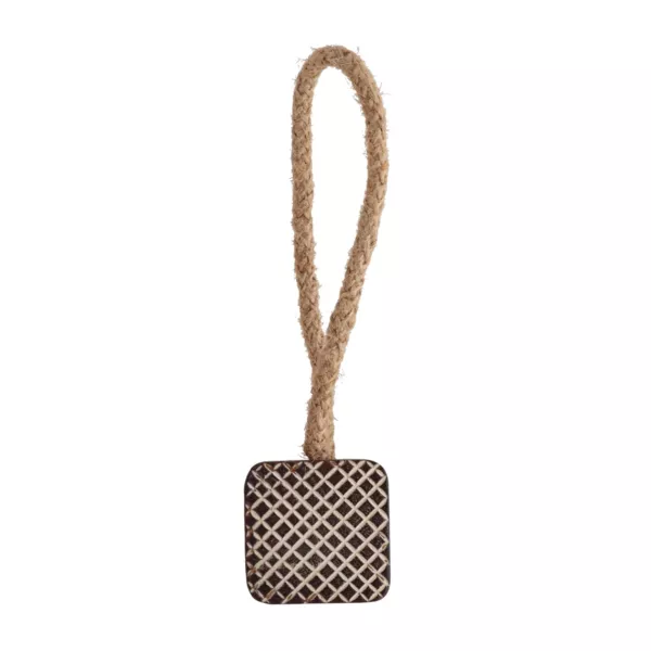 Embrasse rideau bois Castor Marron