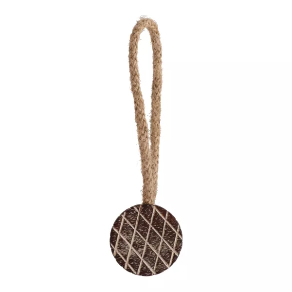 Embrasse rideau bois Africa Marron