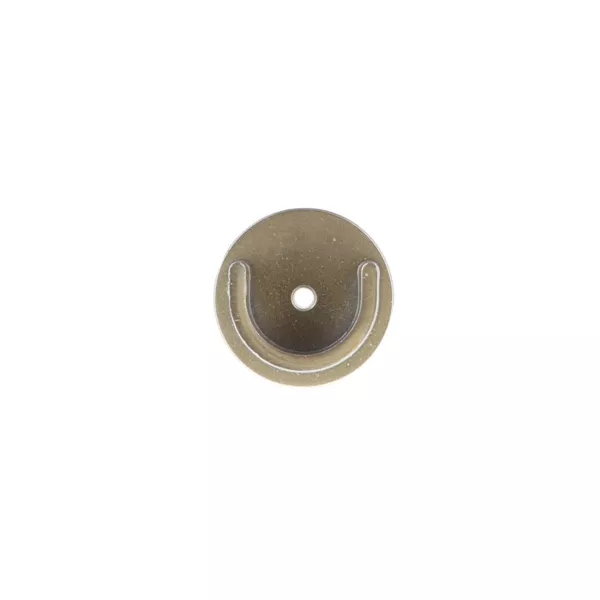 Lote de 2 soportes de barra de cortina de metal (D28 mm) Lino Oro