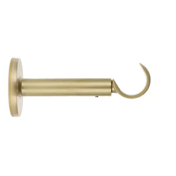 Soporte de barra fija de metal (L115 / D28 mm) Lino canaln Oro