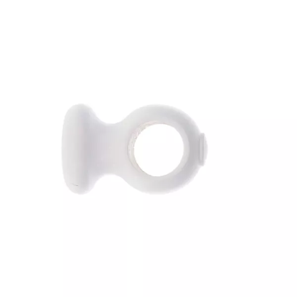 Lot de 2 supports plafond bois (L50 / D28 mm) Nils Blanc