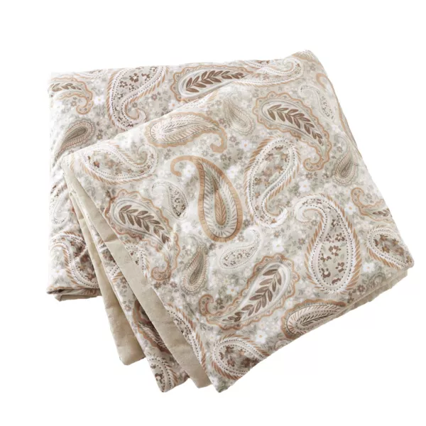 Edredon velours (90 x 220 cm) Dolores Beige