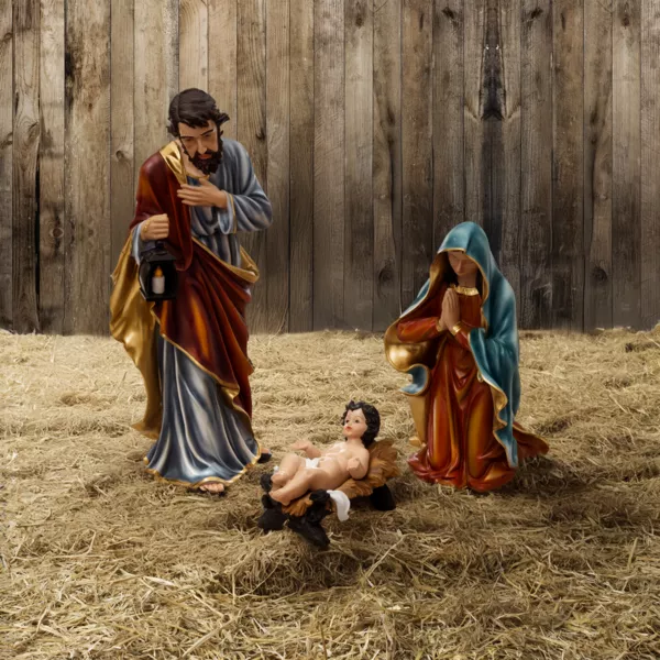 Les 3 grands santons (H93 cm) de Luis