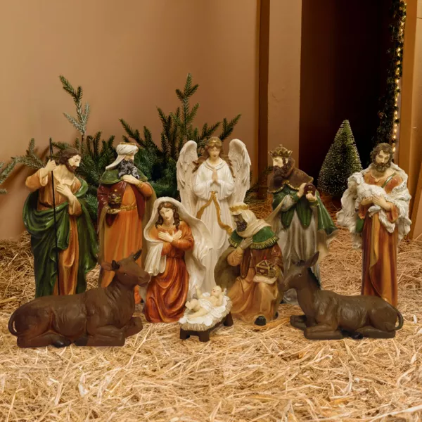 Les 10 grands santons (Hauteur 47 cm) de Marine