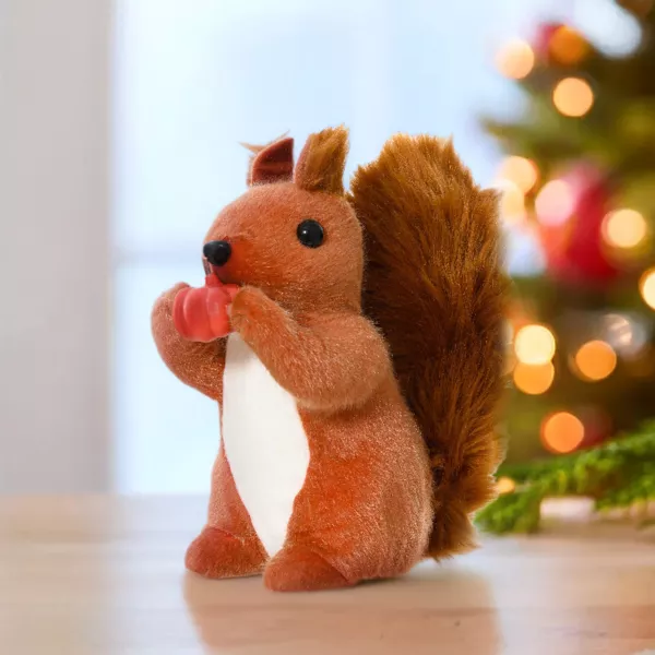 Scoiattolo di Natale (H23 cm) Gribouille e Citrouille