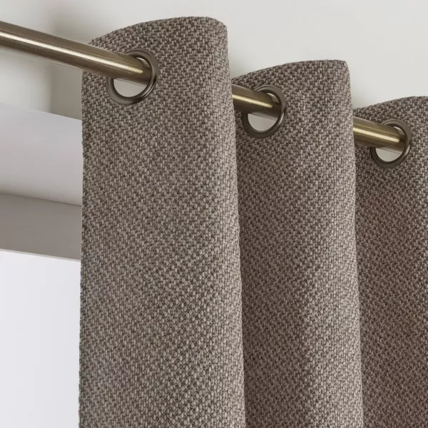 Rideau effet chiné (140 x 240 cm) James Gris galet