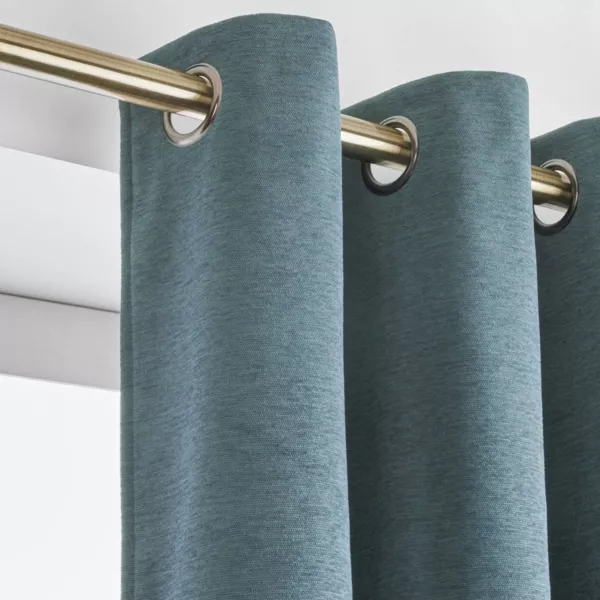 Rideau obscurcissant thermique (180 x 260 cm) Minuit Gris bleu