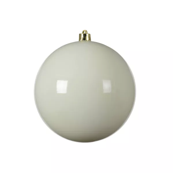 Bola de Navidad (D140 mm) Alpine Blanco lana